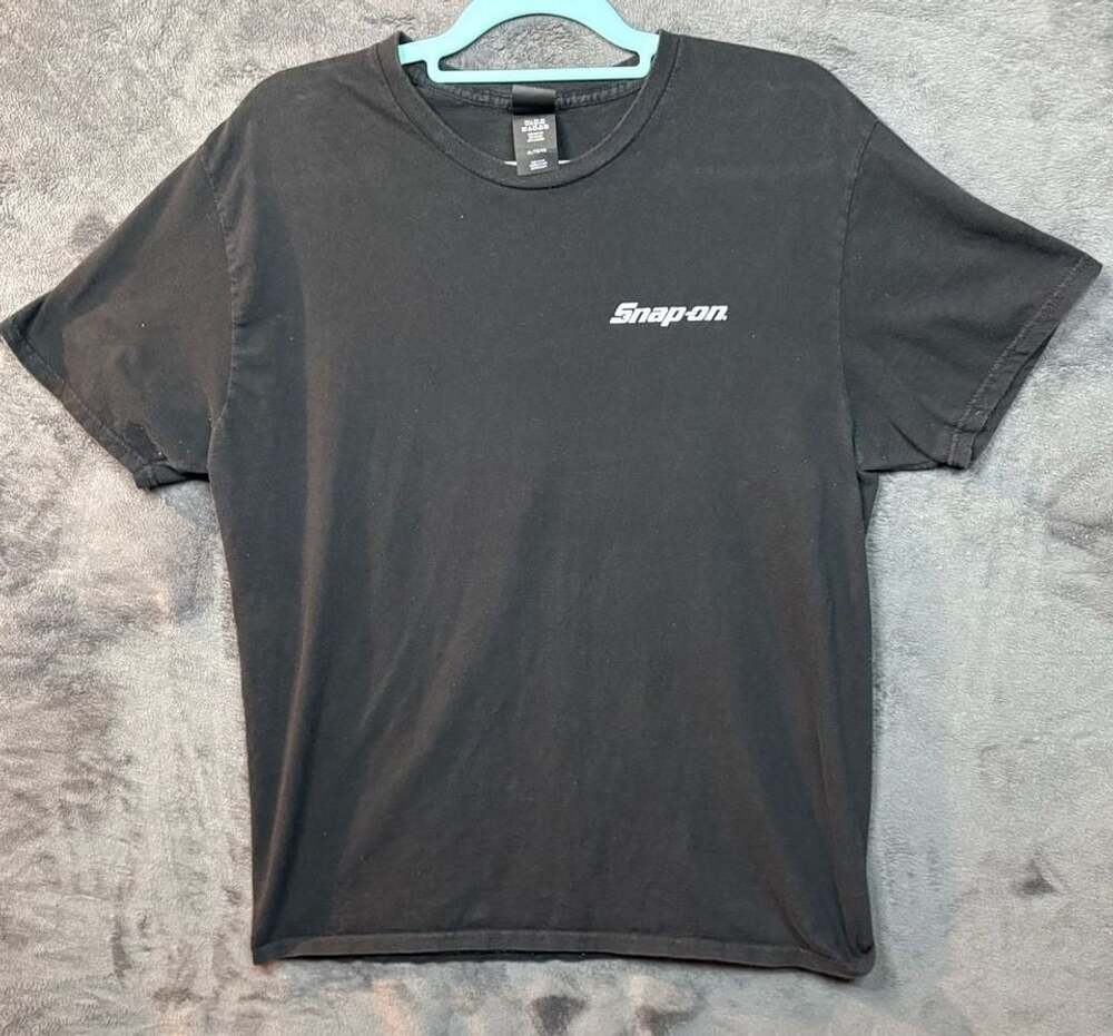 Snap-on T-Shirt Size XL Black Graphic Logo Tee